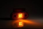 Begrenzungsleuchte orange mit klemme QS075 connector